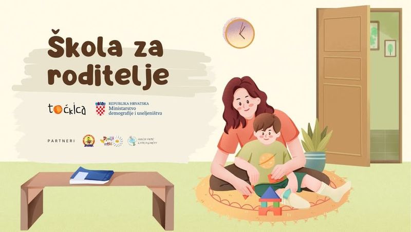 Predavanje Škola za roditelje s temama Razvoj djeteta i Senzorna igra i zašto je važna