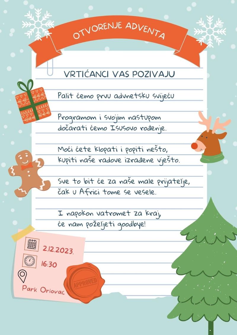 Otvorenje adventa 2023.godine