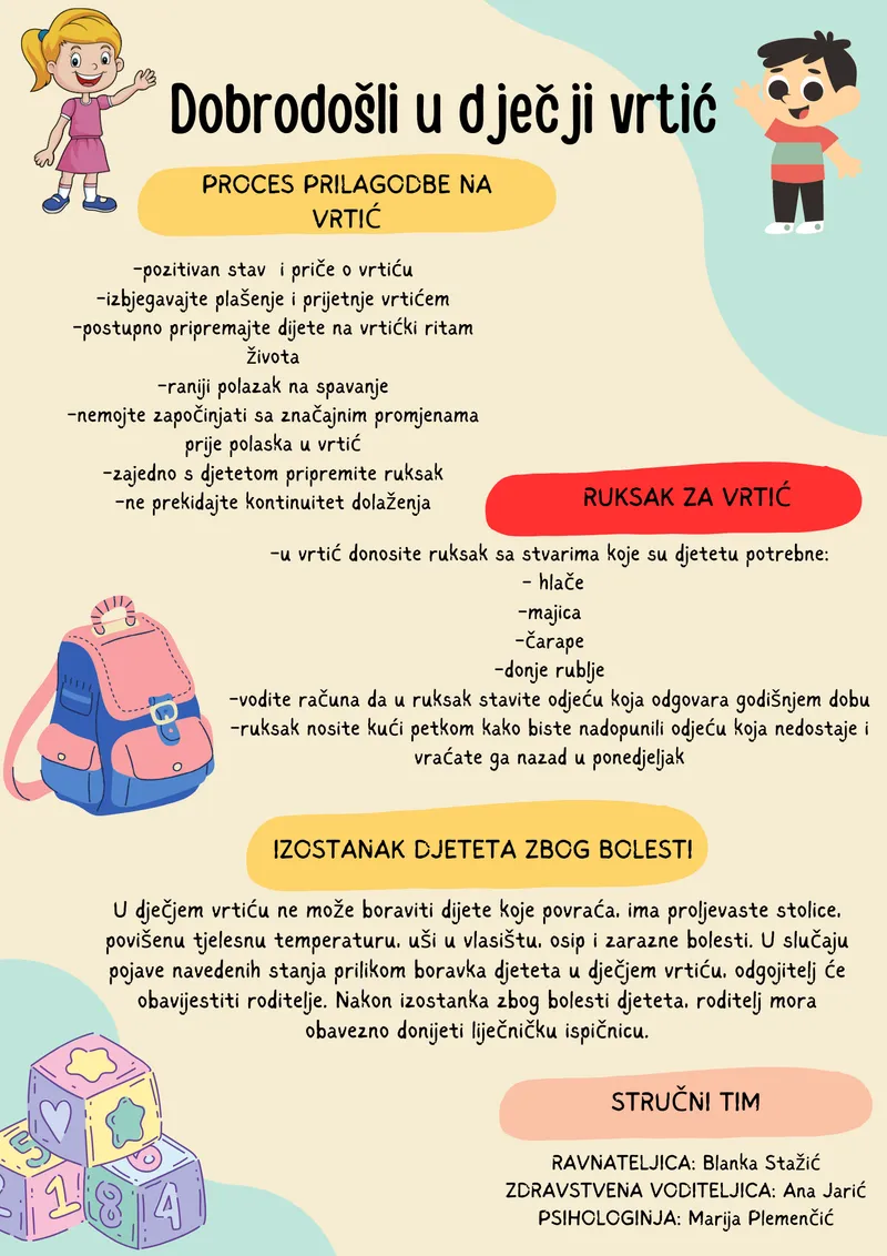 Dobrodošli u dječji vrtić