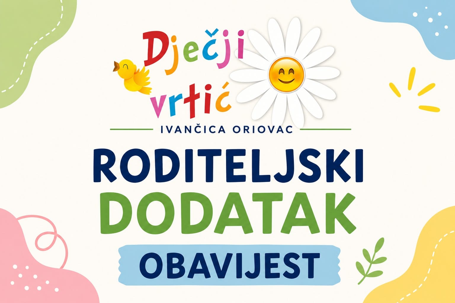OBAVIJEST O RODITELJSKOM SASTANKU