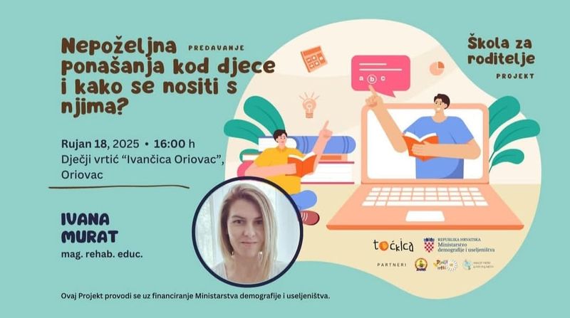 Nastavljamo s aktivnostima projekta Škola za roditelje